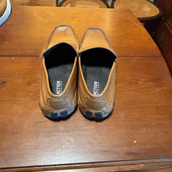Kenneth Cole Reaction Toast 2 Me Men’s 10.5M Brown Leather Slip On Loafers main image 10